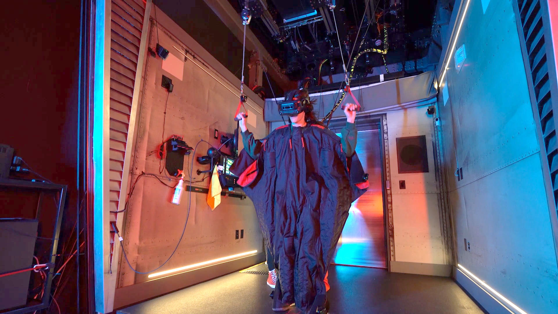 Guest completing the JUMP flight experience